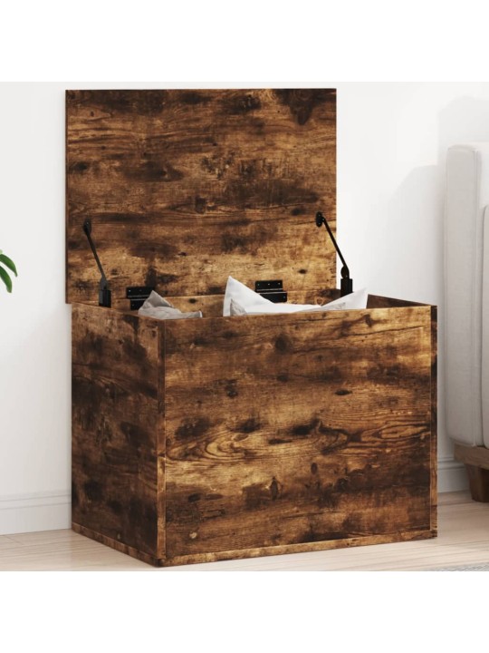 Úložný box kouřový dub 60 x 42 x 46 cm kompozitní dřevo