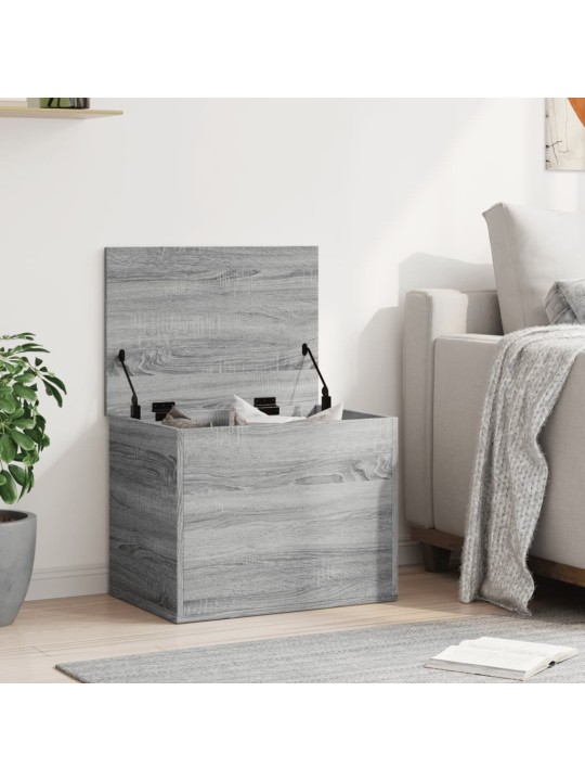 Úložný box šedý sonoma 60 x 42 x 46 cm kompozitní dřevo