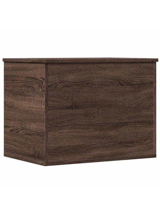 Úložný box hnědý dub 60 x 42 x 46 cm kompozitní dřevo