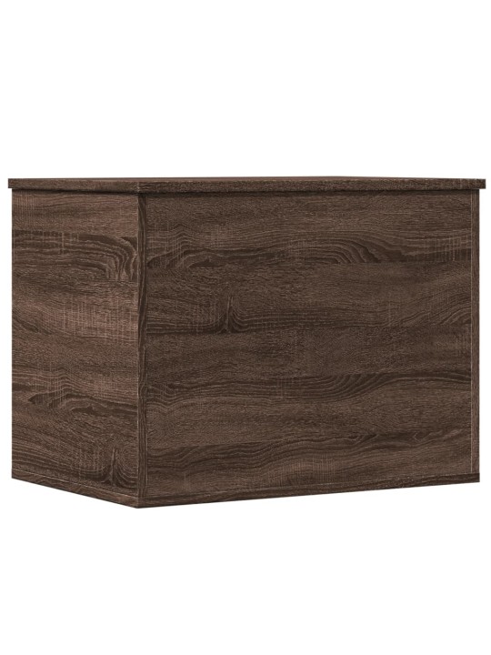 Úložný box hnědý dub 60 x 42 x 46 cm kompozitní dřevo