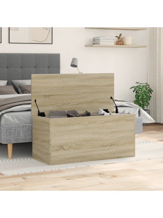 Úložný regál dub sonoma 100 x 42 x 46 cm kompozitní dřevo