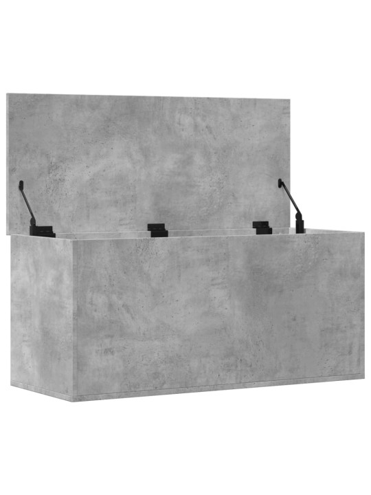 Úložný regál betonově šedý 100 x 42 x 46 cm kompozitní dřevo