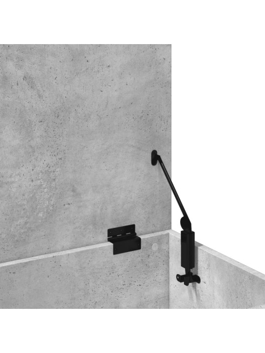 Úložný regál betonově šedý 100 x 42 x 46 cm kompozitní dřevo