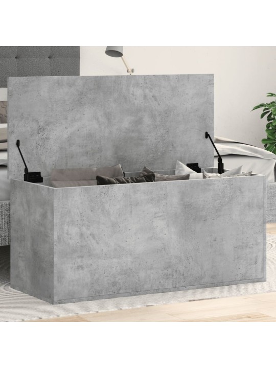 Úložný regál betonově šedý 100 x 42 x 46 cm kompozitní dřevo