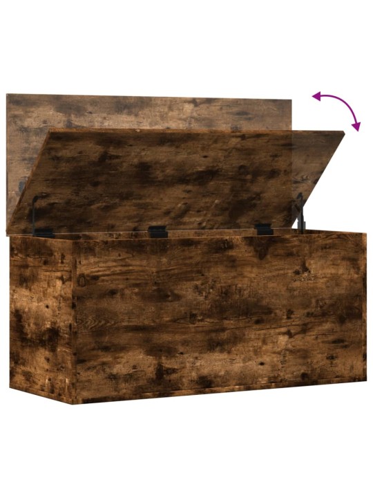 Úložný box kouřový dub 100 x 42 x 46 cm kompozitní dřevo