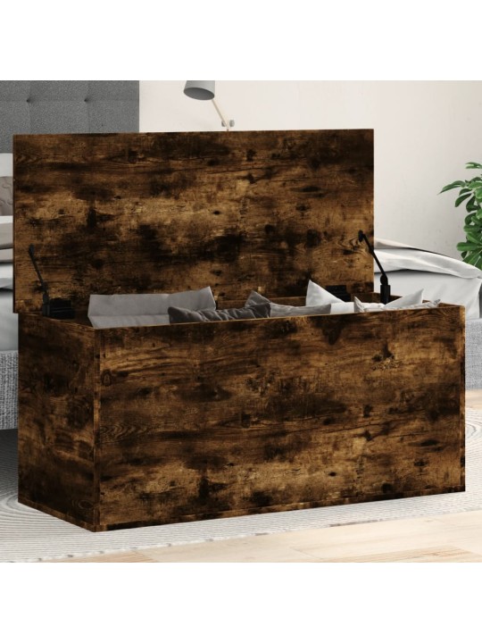 Úložný box kouřový dub 100 x 42 x 46 cm kompozitní dřevo