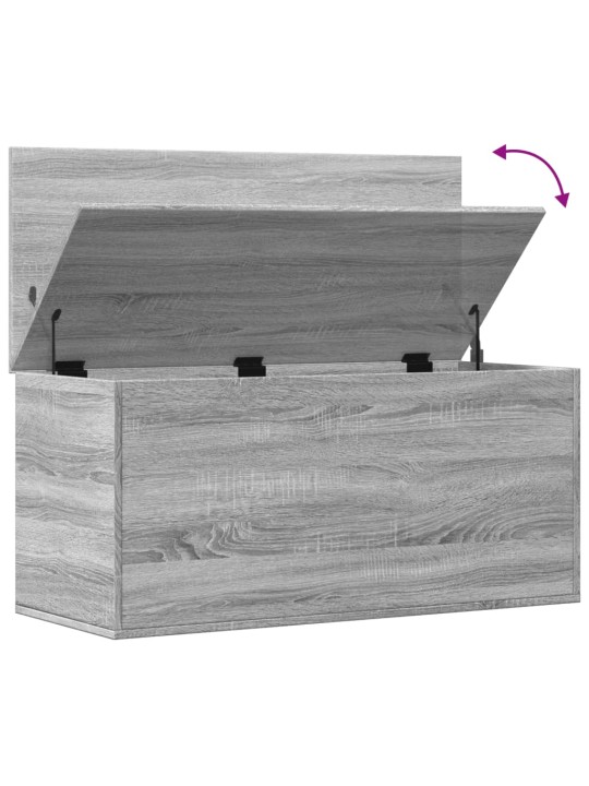 Úložný box šedý sonoma 100 x 42 x 46 cm kompozitní dřevo