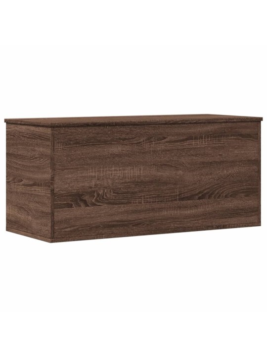 Úložný box hnědý dub 100 x 42 x 46 cm kompozitní dřevo