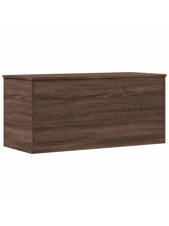 Úložný box hnědý dub 100 x 42 x 46 cm kompozitní dřevo