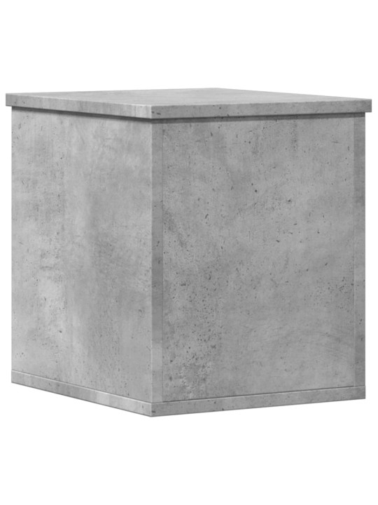 Úložný regál betonově šedý 30 x 35 x 35 cm kompozitní dřevo