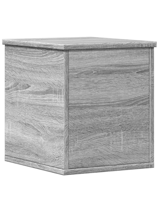 Úložný box šedý sonoma 30 x 35 x 35 cm kompozitní dřevo