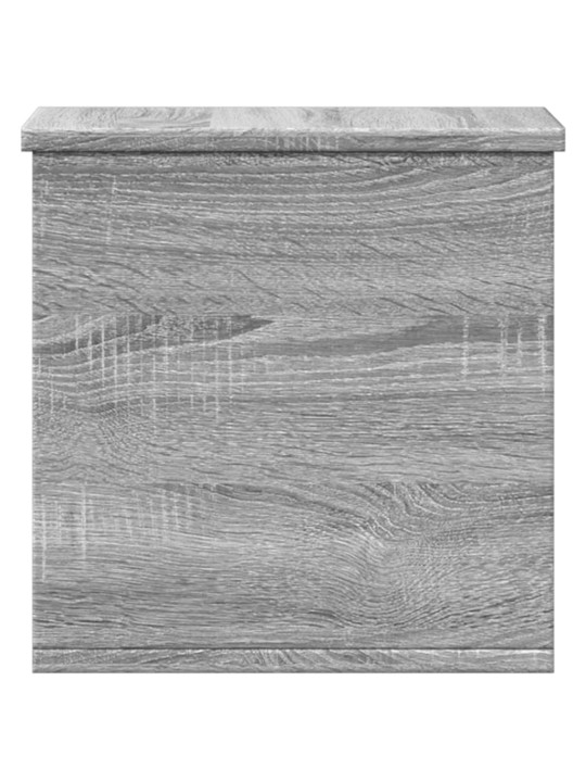 Úložný box šedý sonoma 30 x 35 x 35 cm kompozitní dřevo