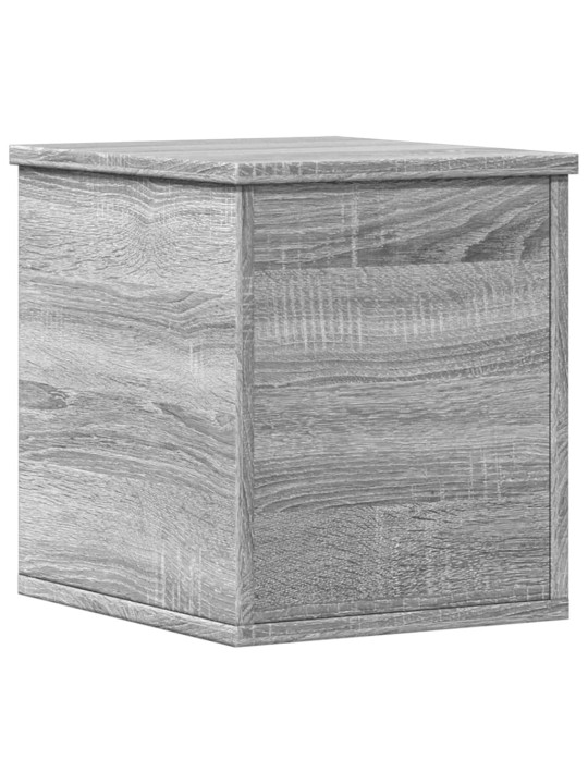 Úložný box šedý sonoma 30 x 35 x 35 cm kompozitní dřevo