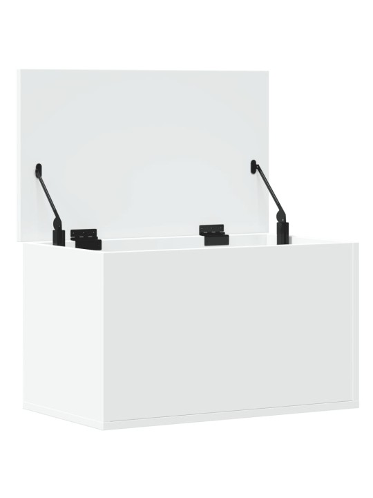 Úložný box bílý 60 x 35 x 35 cm kompozitní dřevo