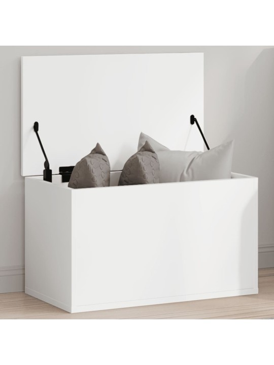 Úložný box bílý 60 x 35 x 35 cm kompozitní dřevo