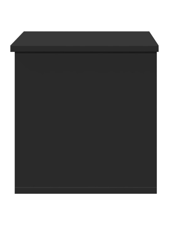 Úložný box černý 60 x 35 x 35 cm kompozitní dřevo
