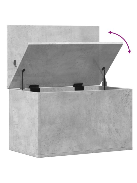 Úložný regál betonově šedý 60 x 35 x 35 cm kompozitní dřevo