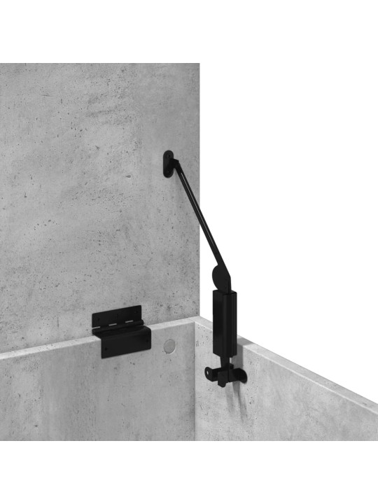 Úložný regál betonově šedý 60 x 35 x 35 cm kompozitní dřevo