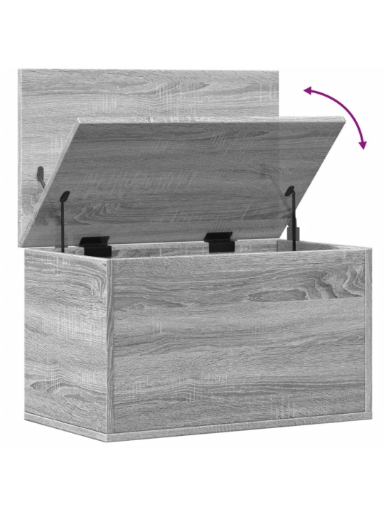 Úložný box šedý sonoma 60 x 35 x 35 cm kompozitní dřevo