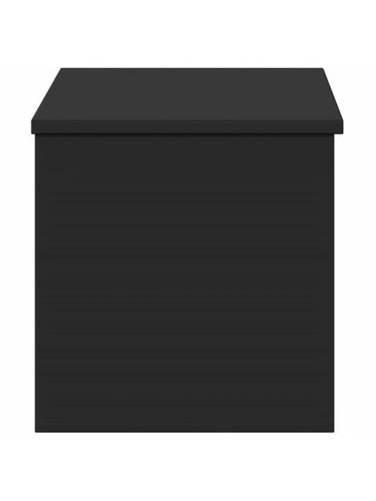Úložný box černý 90 x 35 x 35 cm kompozitní dřevo