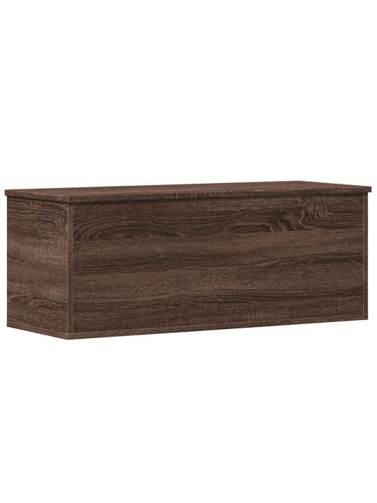 Úložný box hnědý dub 90 x 35 x 35 cm kompozitní dřevo