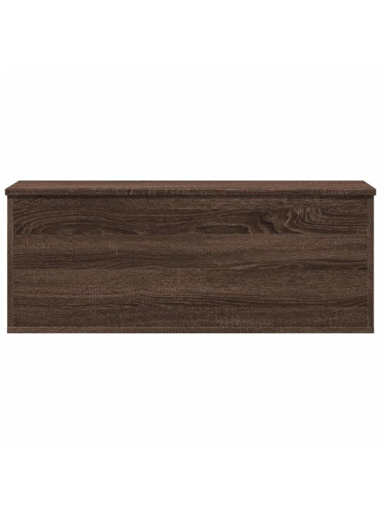 Úložný box hnědý dub 90 x 35 x 35 cm kompozitní dřevo