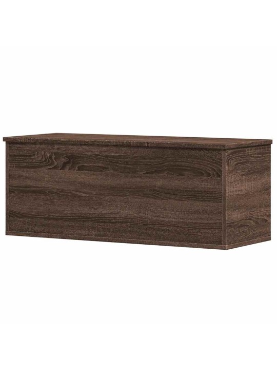 Úložný box hnědý dub 90 x 35 x 35 cm kompozitní dřevo