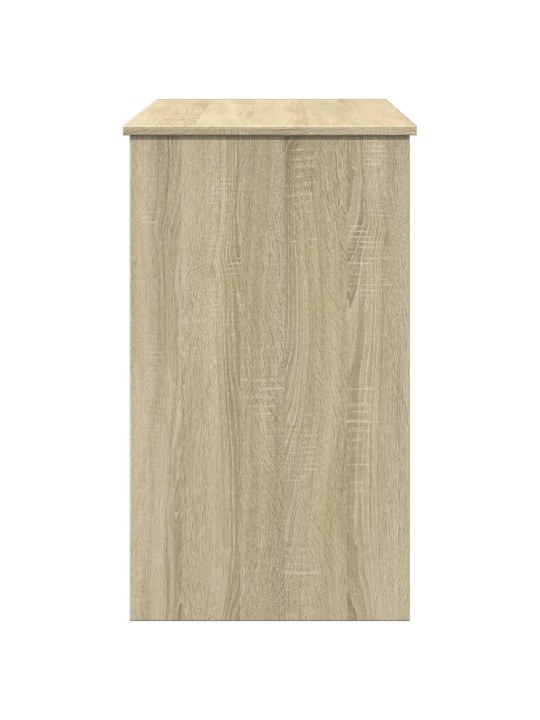 Toaletní stolek se zrcadlem dub sonoma 100 x 45 x 76 cm