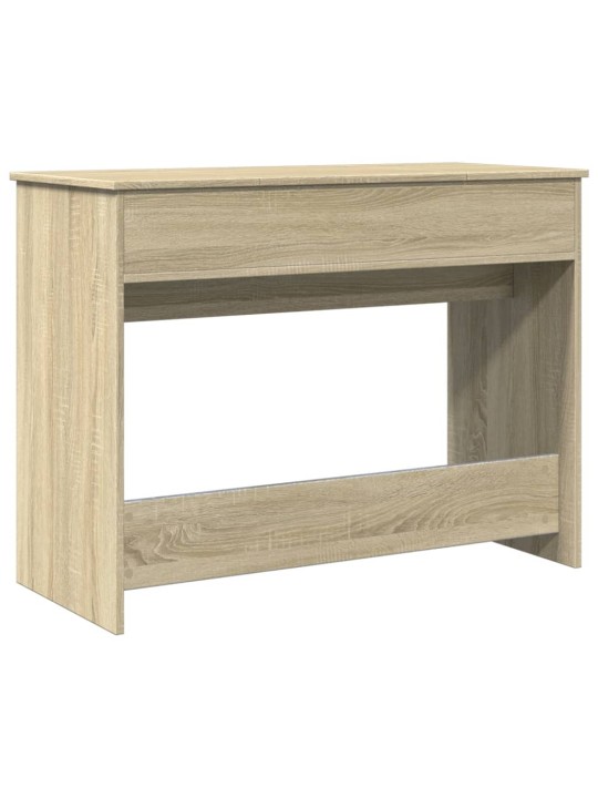 Toaletní stolek se zrcadlem dub sonoma 100 x 45 x 76 cm