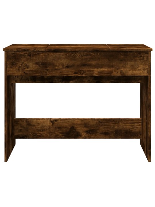 Toaletní stolek se zrcadlem kouřový dub 100 x 45 x 76 cm