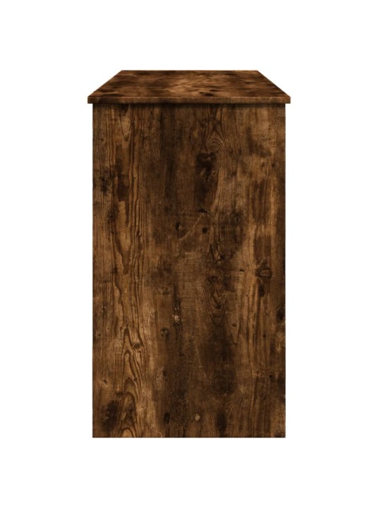 Toaletní stolek se zrcadlem kouřový dub 100 x 45 x 76 cm