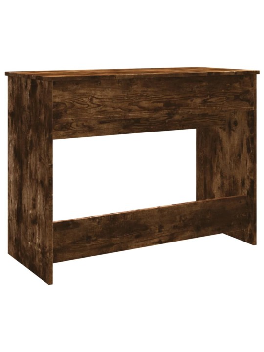 Toaletní stolek se zrcadlem kouřový dub 100 x 45 x 76 cm