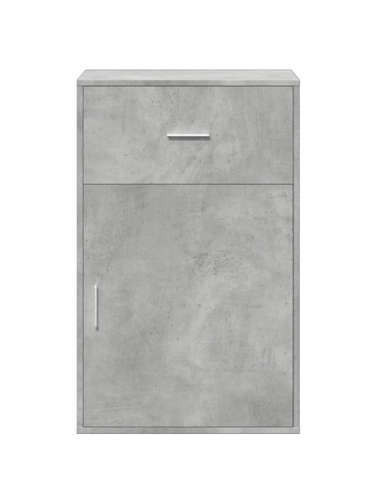 Úložná skříňka betonově šedá 56,5 x 39 x 90 cm kompozitní dřevo