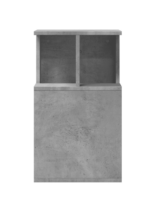 Odkládací stolek betonově šedý 35 x 35 x 60 cm kompozitní dřevo