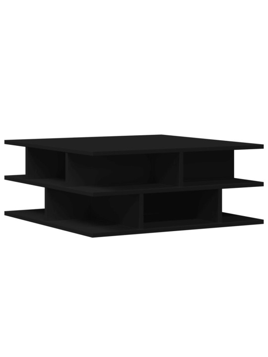 Konferenční stolek černý 70 x 70 x 29 cm kompozitní dřevo
