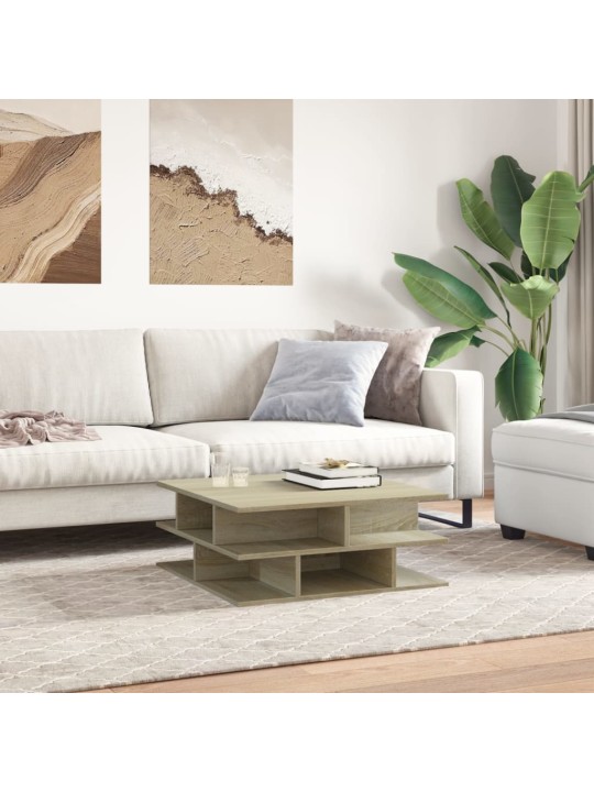 Konferenční stolek dub sonoma 70 x 70 x 29 cm kompozitní dřevo