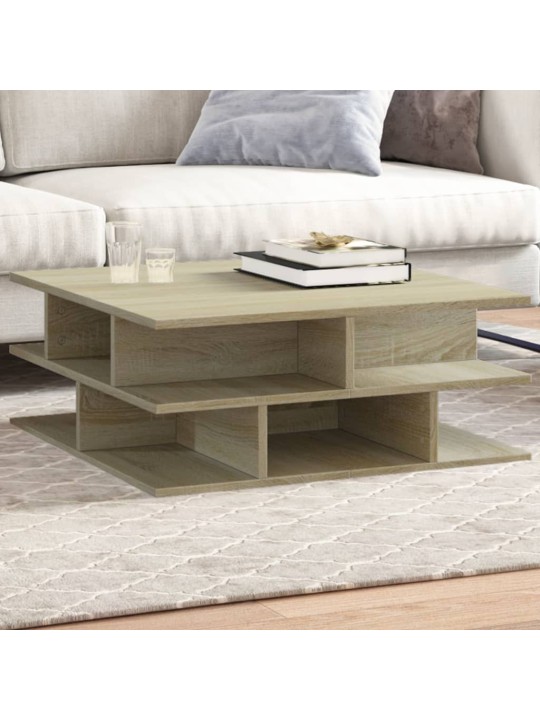 Konferenční stolek dub sonoma 70 x 70 x 29 cm kompozitní dřevo