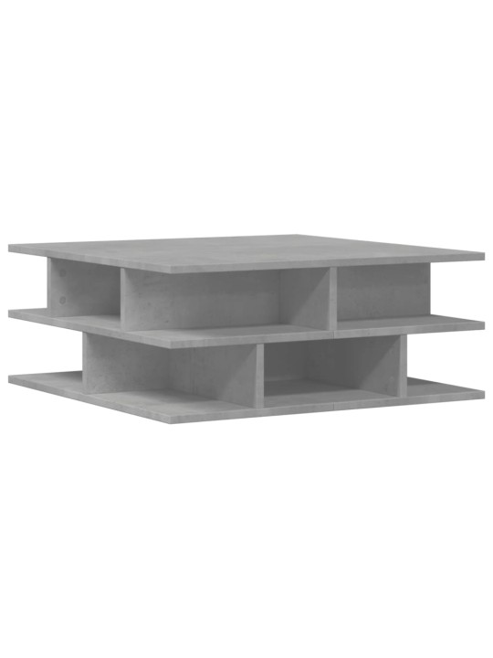 Konferenční stolek betonově šedý 70x70x29 cm kompozitní dřevo
