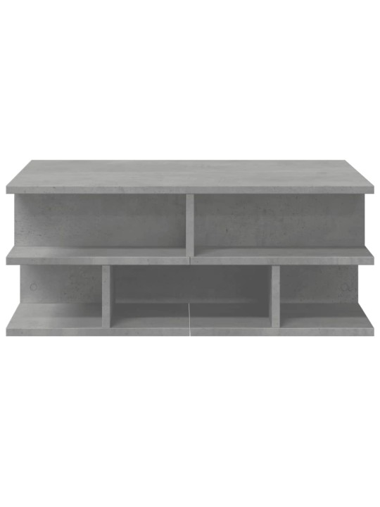 Konferenční stolek betonově šedý 70x70x29 cm kompozitní dřevo