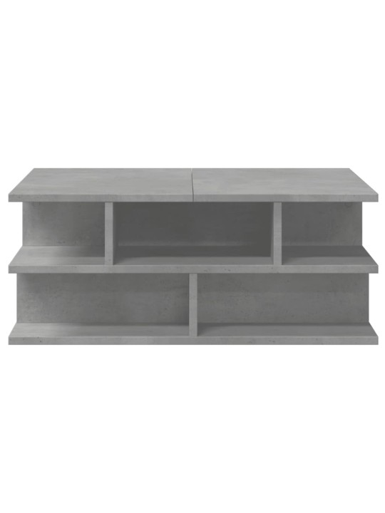 Konferenční stolek betonově šedý 70x70x29 cm kompozitní dřevo