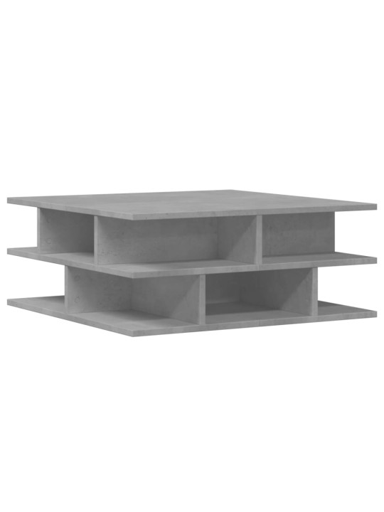 Konferenční stolek betonově šedý 70x70x29 cm kompozitní dřevo