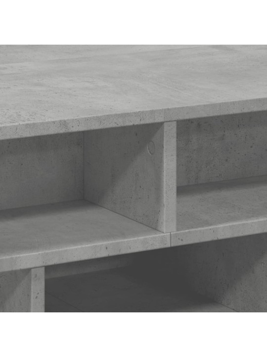 Konferenční stolek betonově šedý 70x70x29 cm kompozitní dřevo