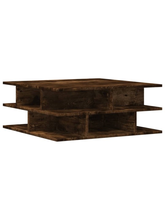 Konferenční stolek kouřový dub 70 x 70 x 29 cm kompozitní dřevo