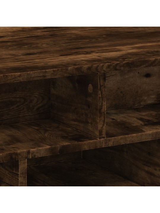 Konferenční stolek kouřový dub 70 x 70 x 29 cm kompozitní dřevo