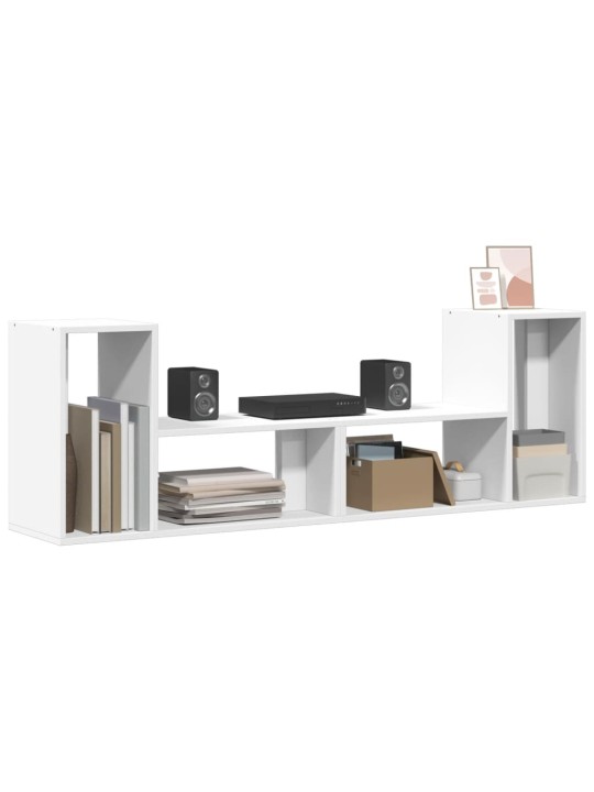 TV skříňky 2 ks bílé 75 x 30 x 50 cm kompozitní dřevo