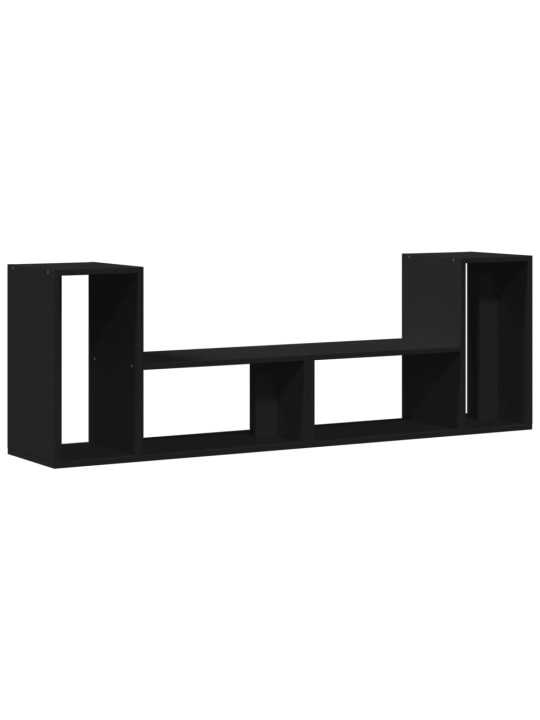 TV skříňky 2 ks černé 75 x 30 x 50 cm kompozitní dřevo