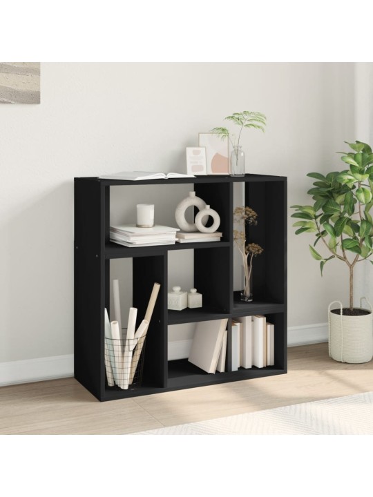 TV skříňky 2 ks černé 75 x 30 x 50 cm kompozitní dřevo