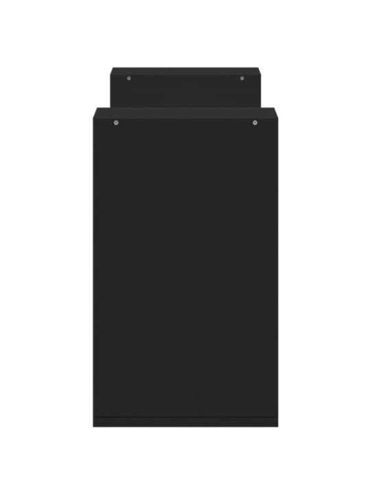 TV skříňky 2 ks černé 75 x 30 x 50 cm kompozitní dřevo