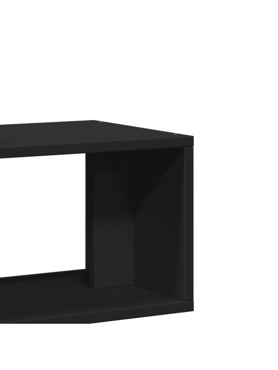 TV skříňky 2 ks černé 75 x 30 x 50 cm kompozitní dřevo