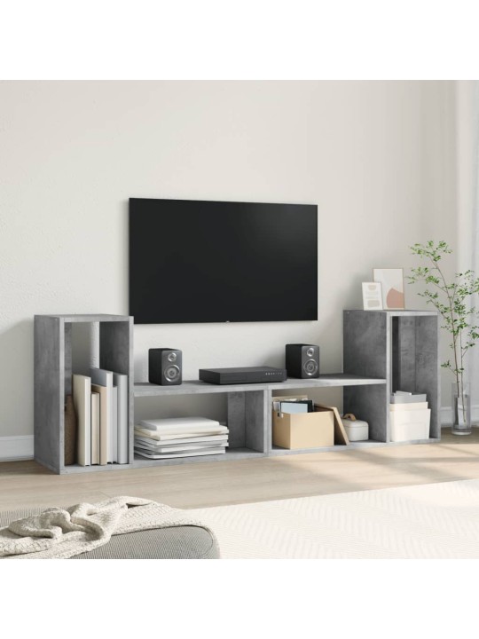 TV skříňky 2 ks betonově šedé 75 x 30 x 50 cm kompozitní dřevo